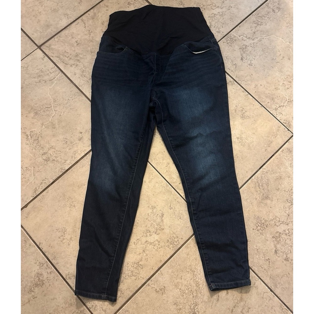 Women's Maternity Dark Wash Isabel Maternity Skinny Jeans size 14